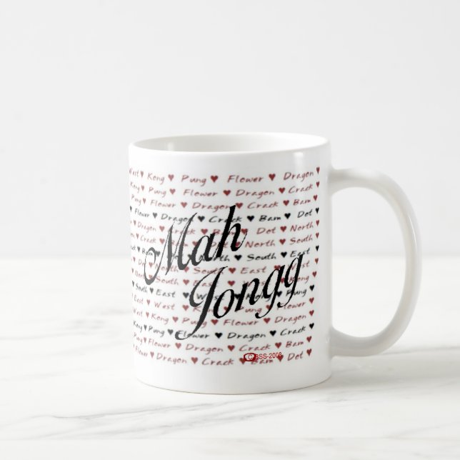 tasse de jongg d'heure-milliampère - customisée (Droite)