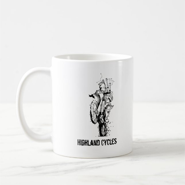 Tasse de joueur de cornemuse (Gauche)