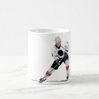 Tasse de joueur de hockey de glace