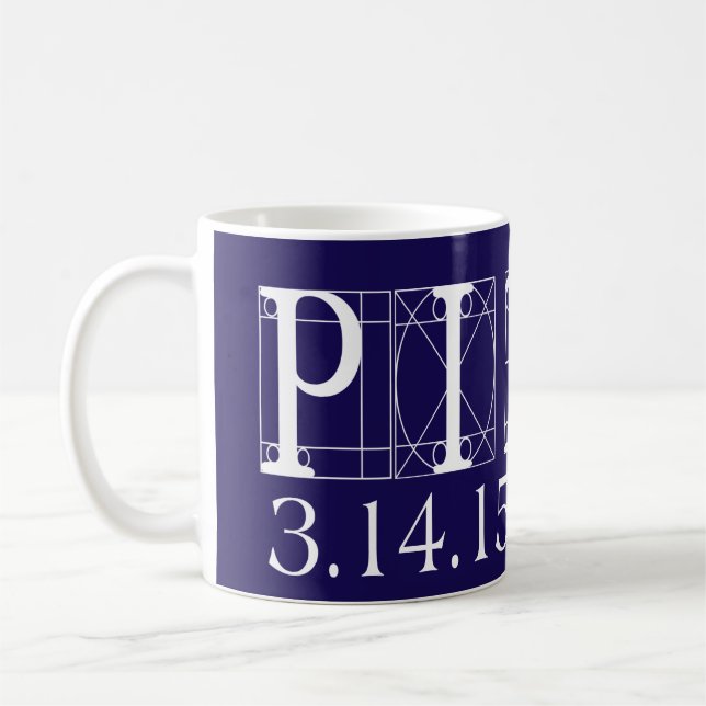 Tasse de jour de pi (Gauche)