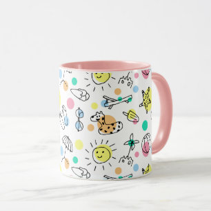 Tasse de jour de plage fantaisiste