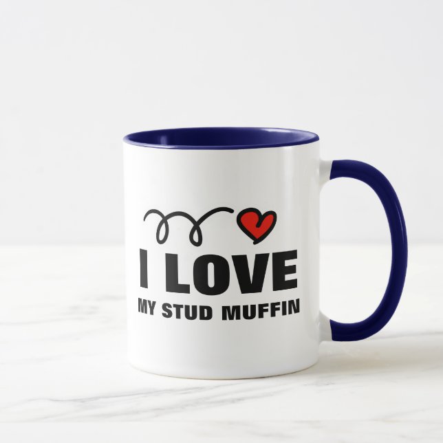 Tasse de jour de Valentines pour l'amour des (Droite)