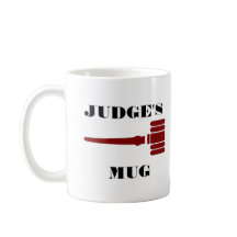 Tasse de juges avec Gavel