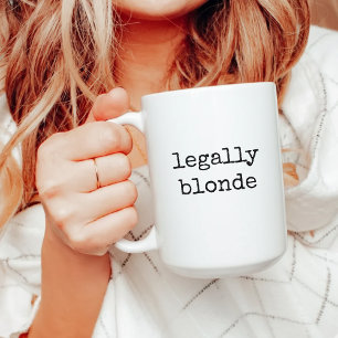 Tasse de juriste Legally Blonde, cadeau drôle pour