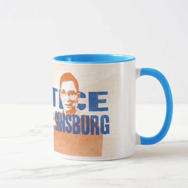 Tasse de justice.  Ruth Bader "Badass" Ginsburg (Droite)