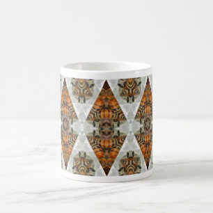 Tasse de kaléidoscope d'abeilles de miel