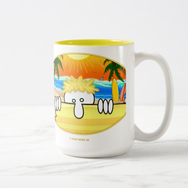 Tasse de Kilroy de surfer (Droit)