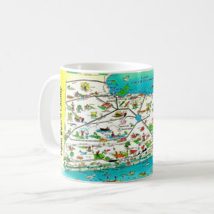 Tasse de la carte du comté de Palm Beach