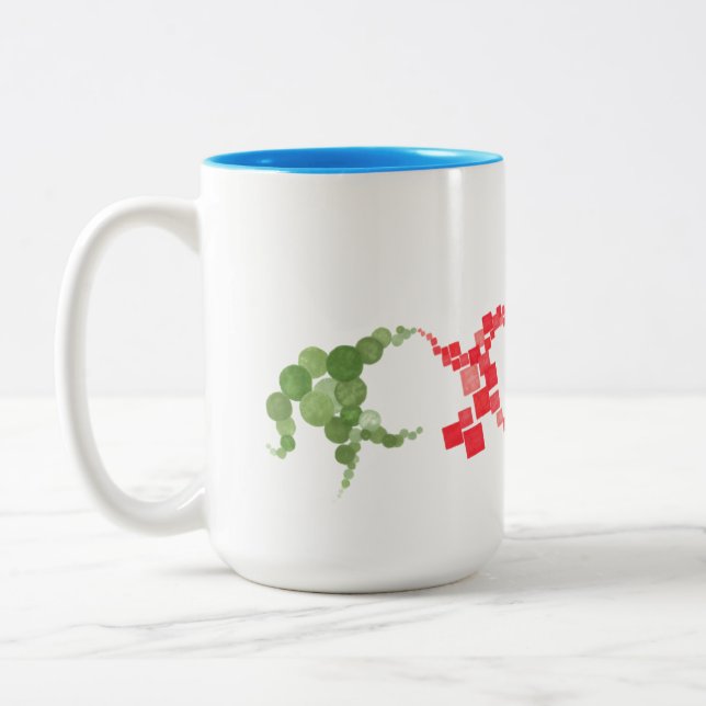 Tasse de la conception Drew's - Geometrics coloré (Gauche)