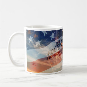 Tasse de la dame de la liberté jour de l'indépenda