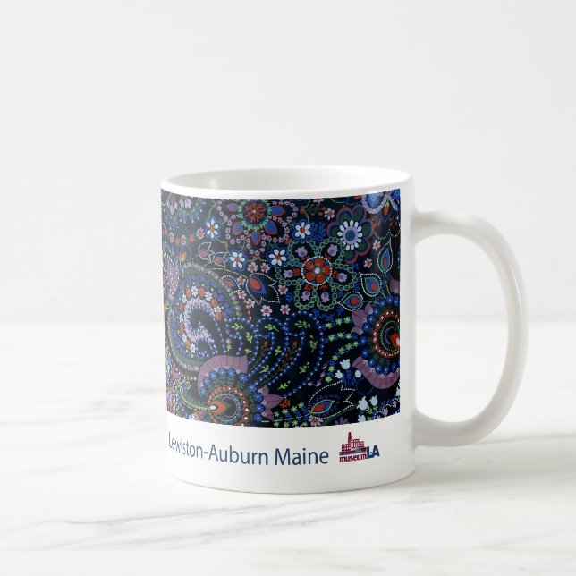 Tasse de LA de musée de Paisley d'indigo (Droite)