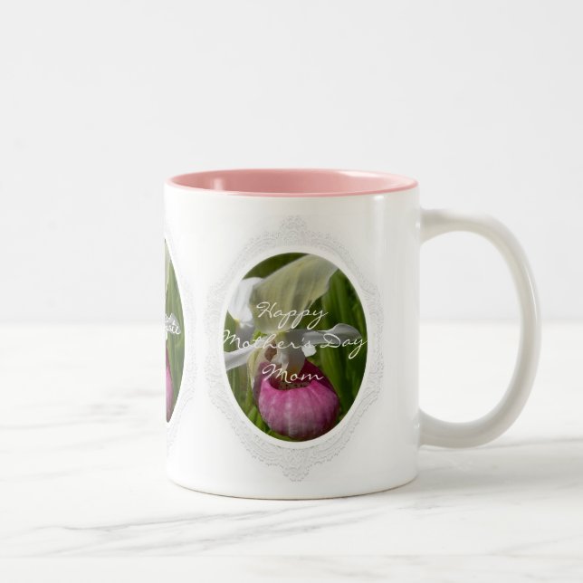 Tasse de la Fête des Mères Cypripède (Droit)