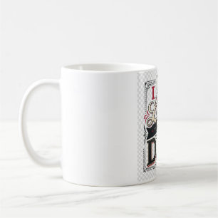 Tasse de la fête des pères « J'aime mon papa » C