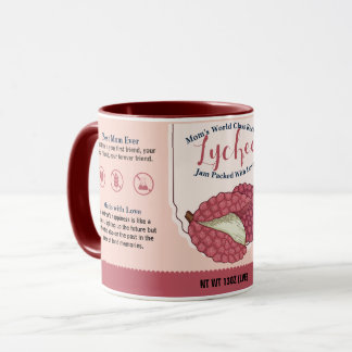 Tasse de la gelée d'amour de litchi de classe mond
