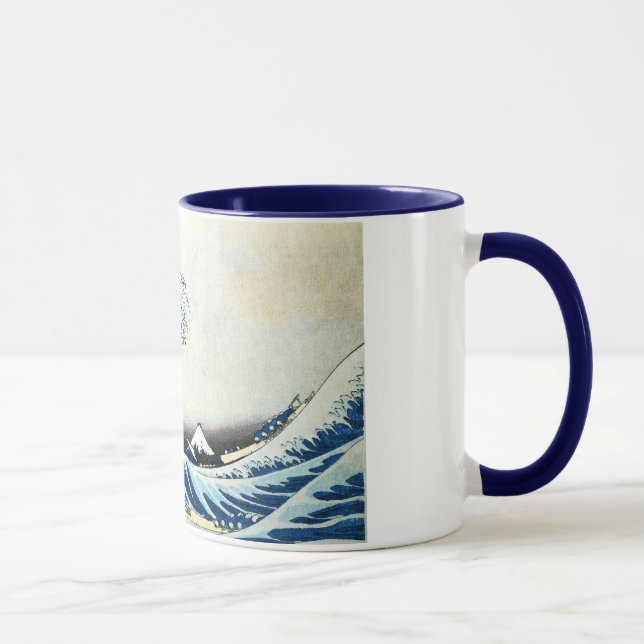 Tasse "De la grande peinture japonaise vague" par (Droite)