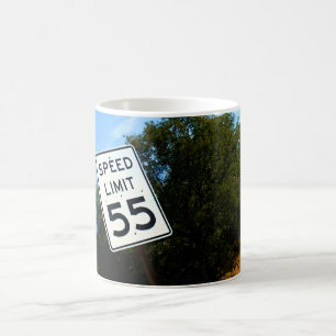 Tasse de la limitation de vitesse 55