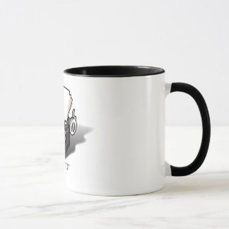 Tasse de la machine à écrire de l'auteur