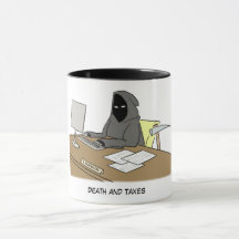Tasse de la mort et d'impôts
