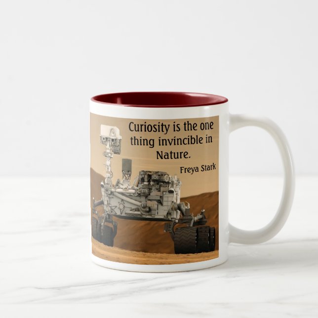Tasse de la NASA de Mars Rover de curiosité (Droit)