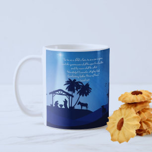 Tasse de la Nativité 'Un Enfant Nous Est Né'