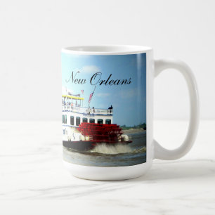Tasse de la Nouvelle-Orléans de bateau à  vapeu