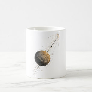 Tasse de la planète céleste Transit de Mercure cal