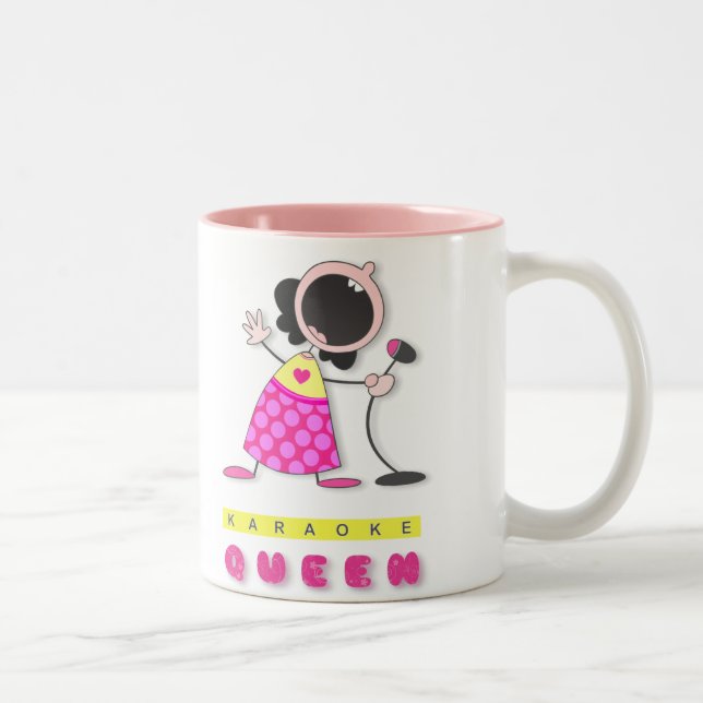 Tasse de la Reine de karaoke (Droit)
