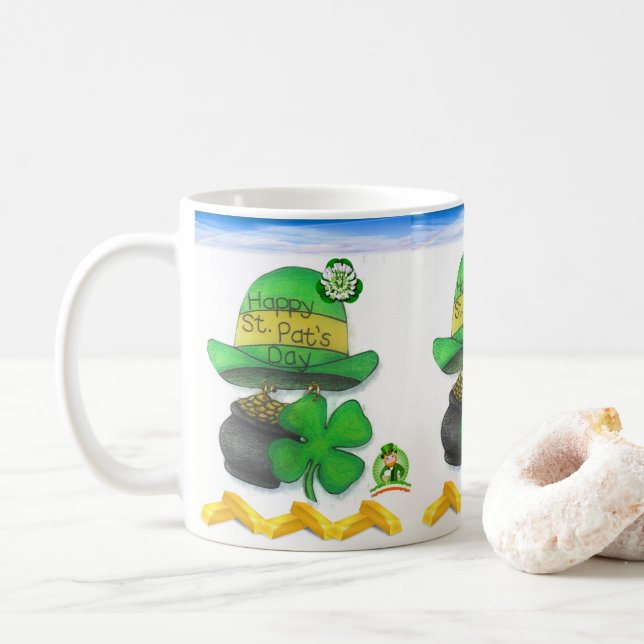 Tasse de la Saint-Patrick (Avec donut)
