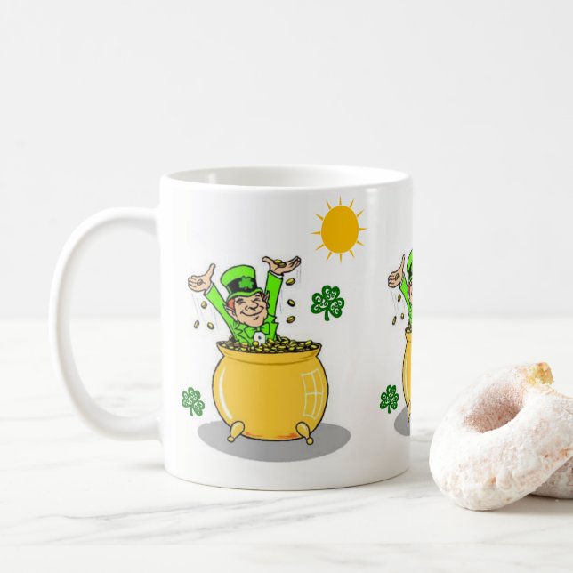 Tasse de la Saint-Patrick (Avec donut)