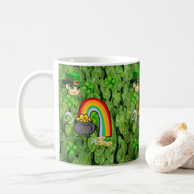 Tasse de la Saint-Patrick (Avec donut)