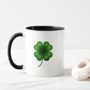 Tasse de la Saint-Patrick Shamrock Chanceux