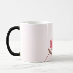 Tasse de la Saint-Valentin Roses roses à l'aquarel