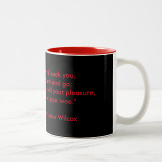 Tasse de la "solitude" de Wilcox de rouleur d'Ella