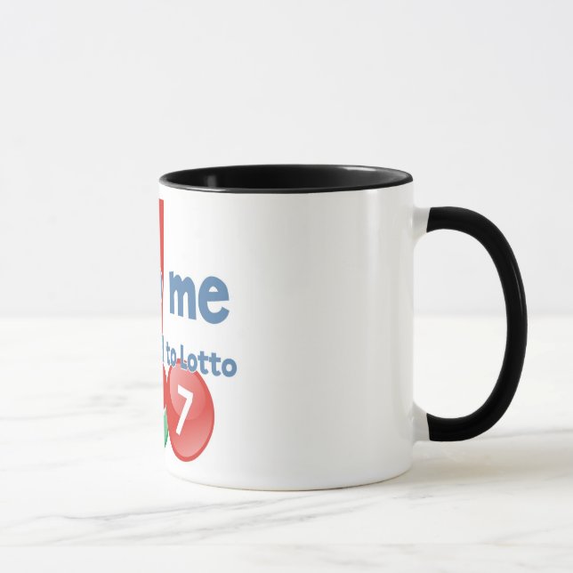 Tasse de la sonnerie de l'intoxiqué de loto (Droite)