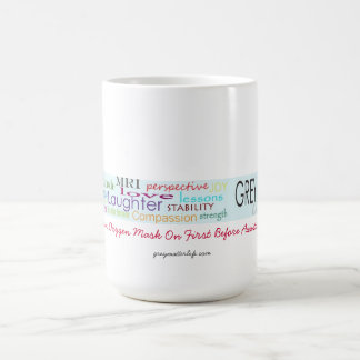 Tasse de la vie de matière grise