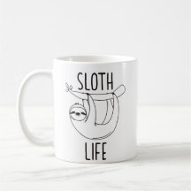 Tasse de la vie de paresse