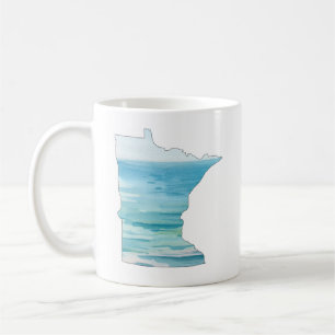 Tasse de lac watercolor du Minnesota