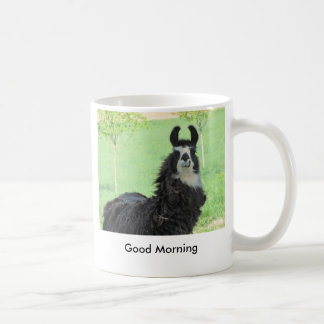 Tasse de lama bonjour