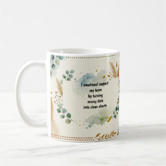 Tasse de l'analyste de données Données désordonnée