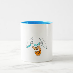 Tasse de lapin d'art de bruit