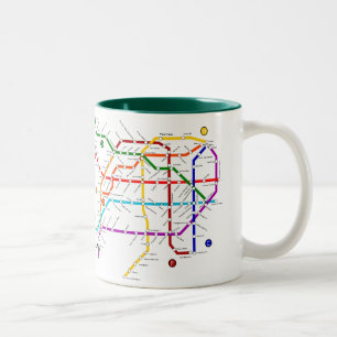Tasse de l'Argentine de buenos de métro