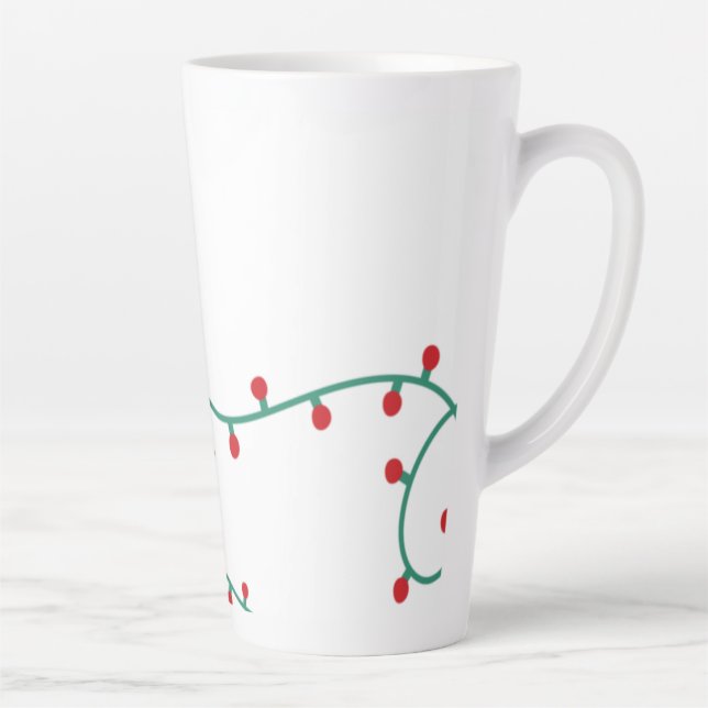 Tasse de latte de Noël (Droite)