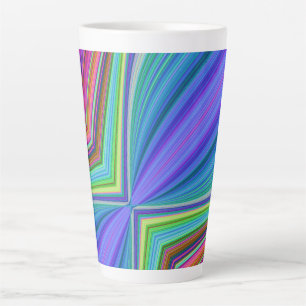 tasse de latte d'illusion