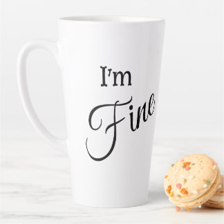 Tasse de Latte 'Je vais bien'