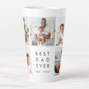 Tasse de Latte Moderne Meilleur Papa 5 Photos
