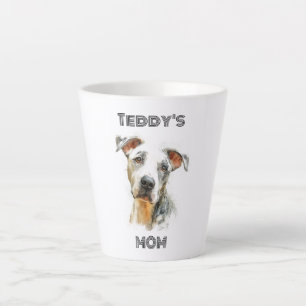 Tasse de latte personnalisée pour maman de chien
