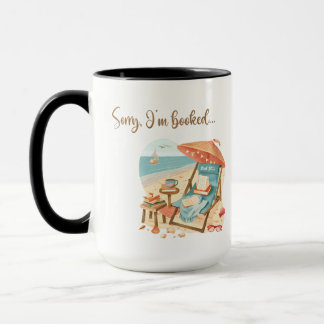 Tasse de lecture mignonne "Désolée, je suis prise"
