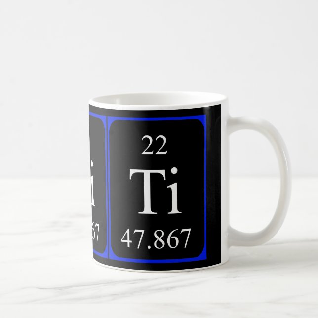 Tasse de l'élément 22 - titane (Droite)