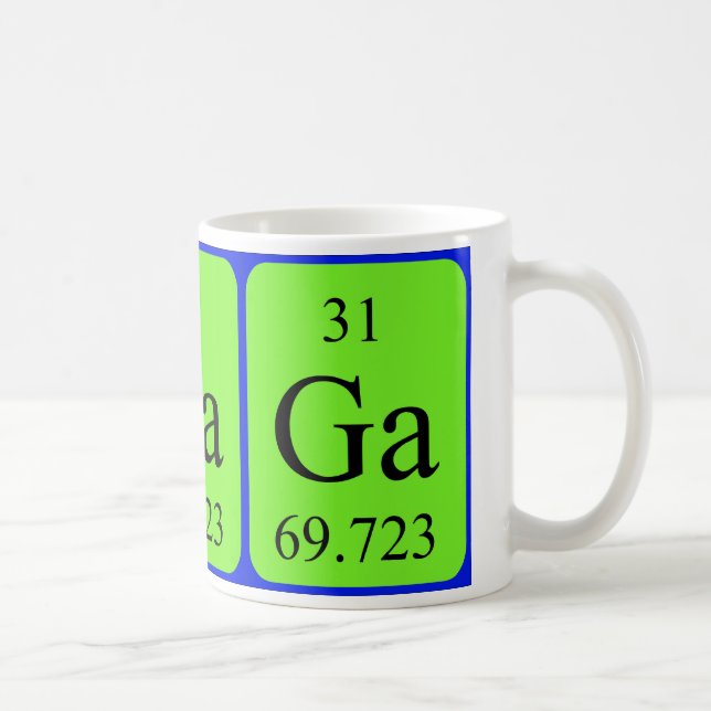 Tasse de l'élément 31 - gallium (Droite)