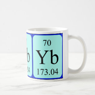 Tasse de l'élément 70 - ytterbium